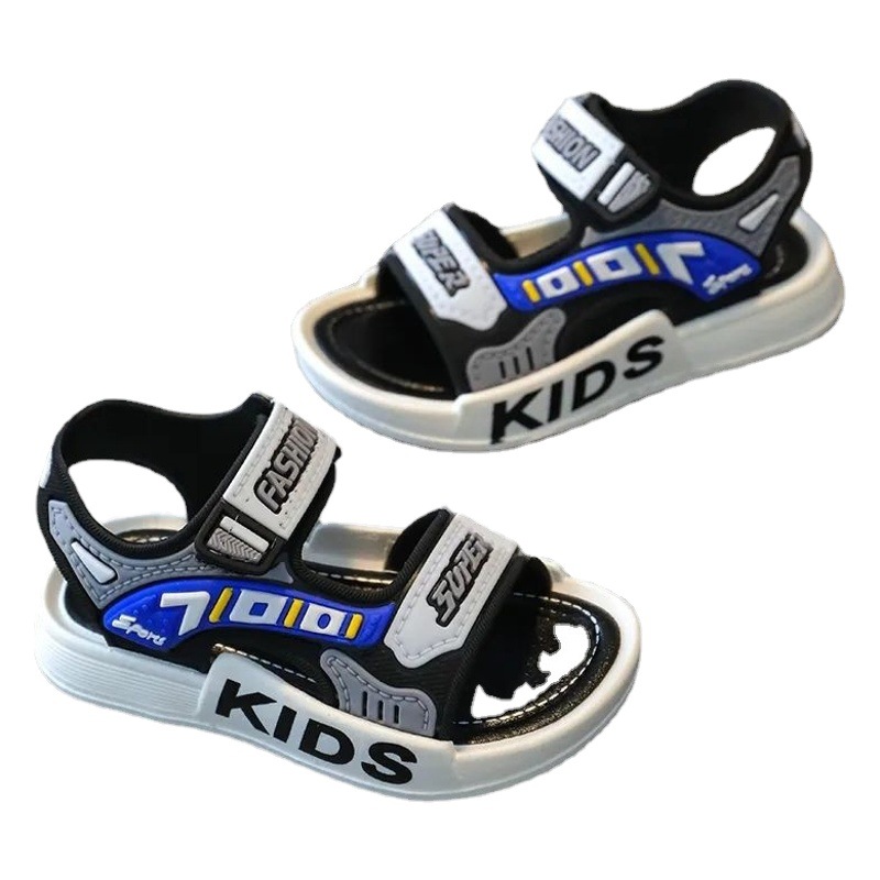 Wholesale Street Stall Boys' Sandals New Cute Cartoon Non-Slip Children's Students Outdoor Beach Sandals for Children