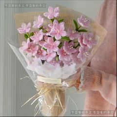 ツイストスティックリトルフェイツバメブーケDIY手作り素材パッケージ、親友、友人、姉妹への贈り物、女性の日の贈り物として