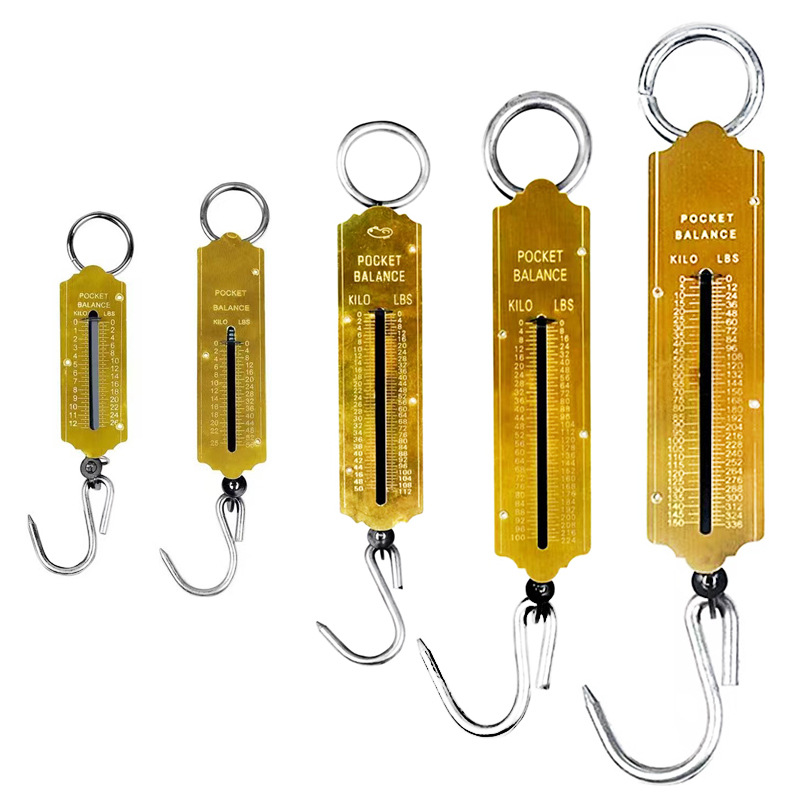 厂家批发手提秤12kg便携式机械弹簧秤25kg箱包秤100kg刻度挂钩秤