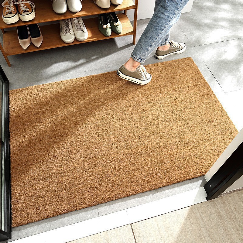 New Cross-Border Amazon Temu American-Style Faux Coconut Palm Entrance Door Mat Car Foot Mat Foot Wiping Mat Dropshipping