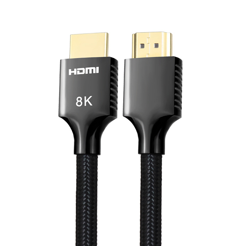 厂家定制HDMI高清线2.1版 锌合金8K@60hz电脑连接线 hdmi cable
