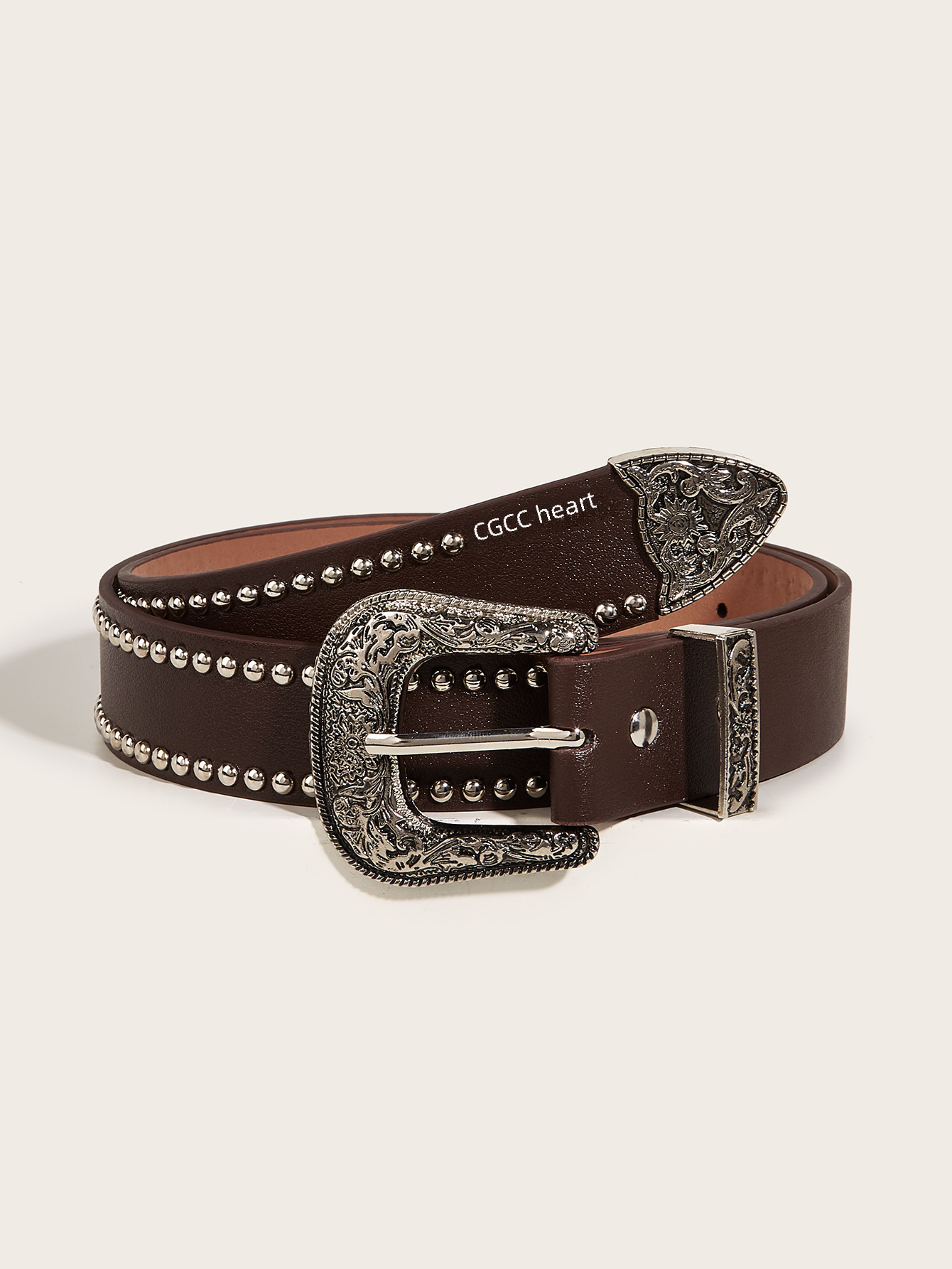 New Liu Nail Trend Fashion Punk Style Belt Personalized Men's and Women's Jeans Universal Belt Spot Wholesale_viptrois.com