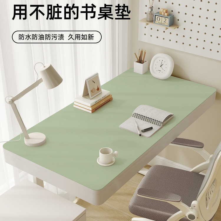 Solid Color Desk Mat, Free to Cut, Girls' Study Desk Tablecloth, Desk Surface Mat, Ins Light Luxury High-End Feel