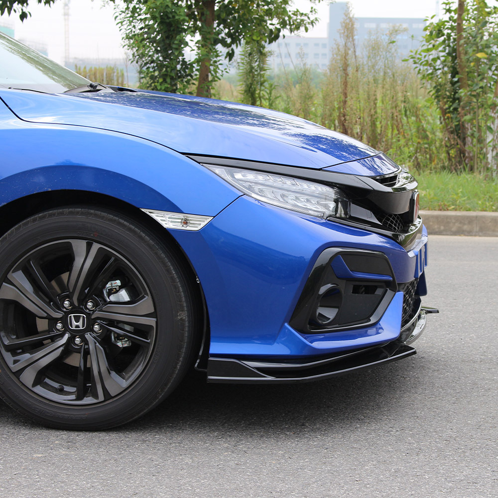 Suitable for 2016-2020 Honda Civic 10 Tenth Generation Hatchback Edition Modified Front Shovel Front Bumper Front Lip Lower Lip
