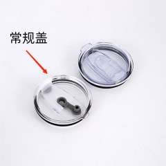Cross-border 20oz plastic spray car cup beer ice cup 304 stainless steel double-layer cold and heat insulation car mug