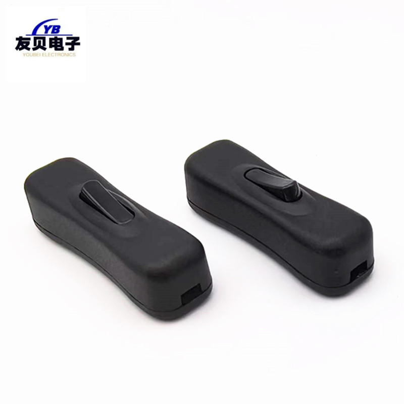 304开关台灯控制按钮开关翘板船型中途线上开关小台灯夜灯植物灯