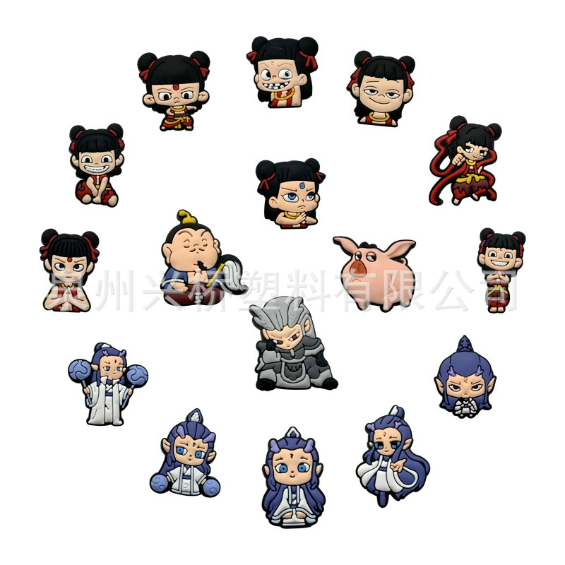 Новый мультяшный анимационный набор Nohe для обуви с отверстием для обуви с цветочной туфли с пряжкой из ПВХ для обуви с отверстием для обуви с отверстием для аксессуаров