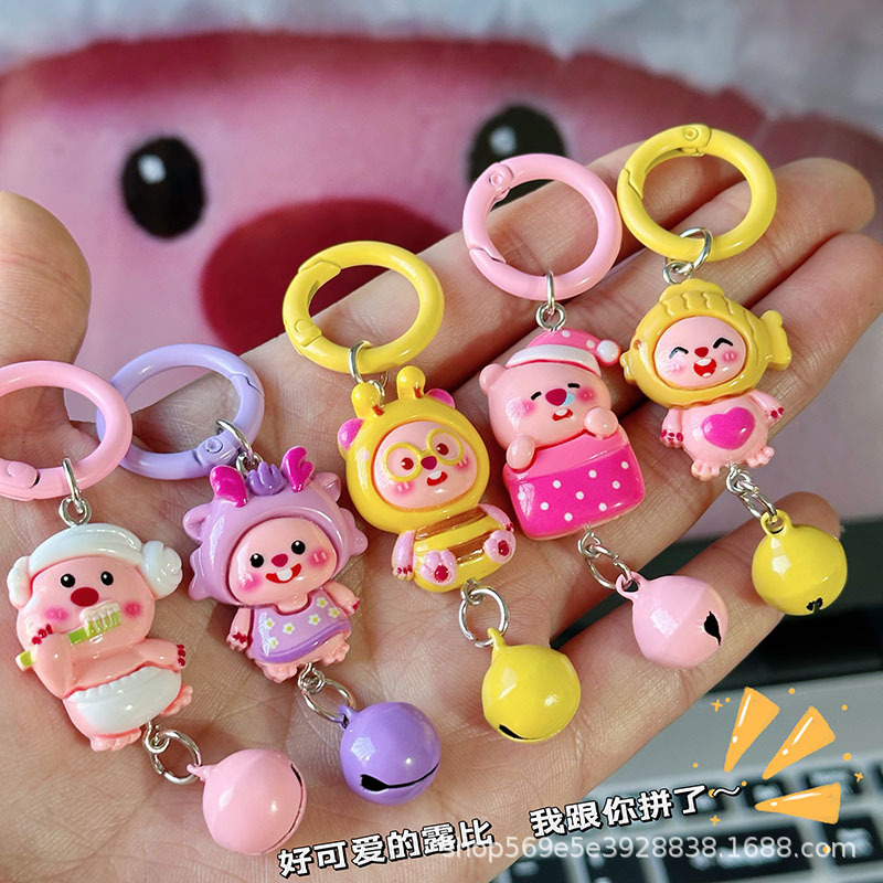 Cute loopy Ruby Little Beaver Keychain Little Red Book Same Style Pendant Cartoon Gift School Bag Accessories Best Friend Cute loopy Ruby Little Beaver Keychain Little Red Book Same Style Pendant Cartoon Gift School Bag Accessories Best Friend
