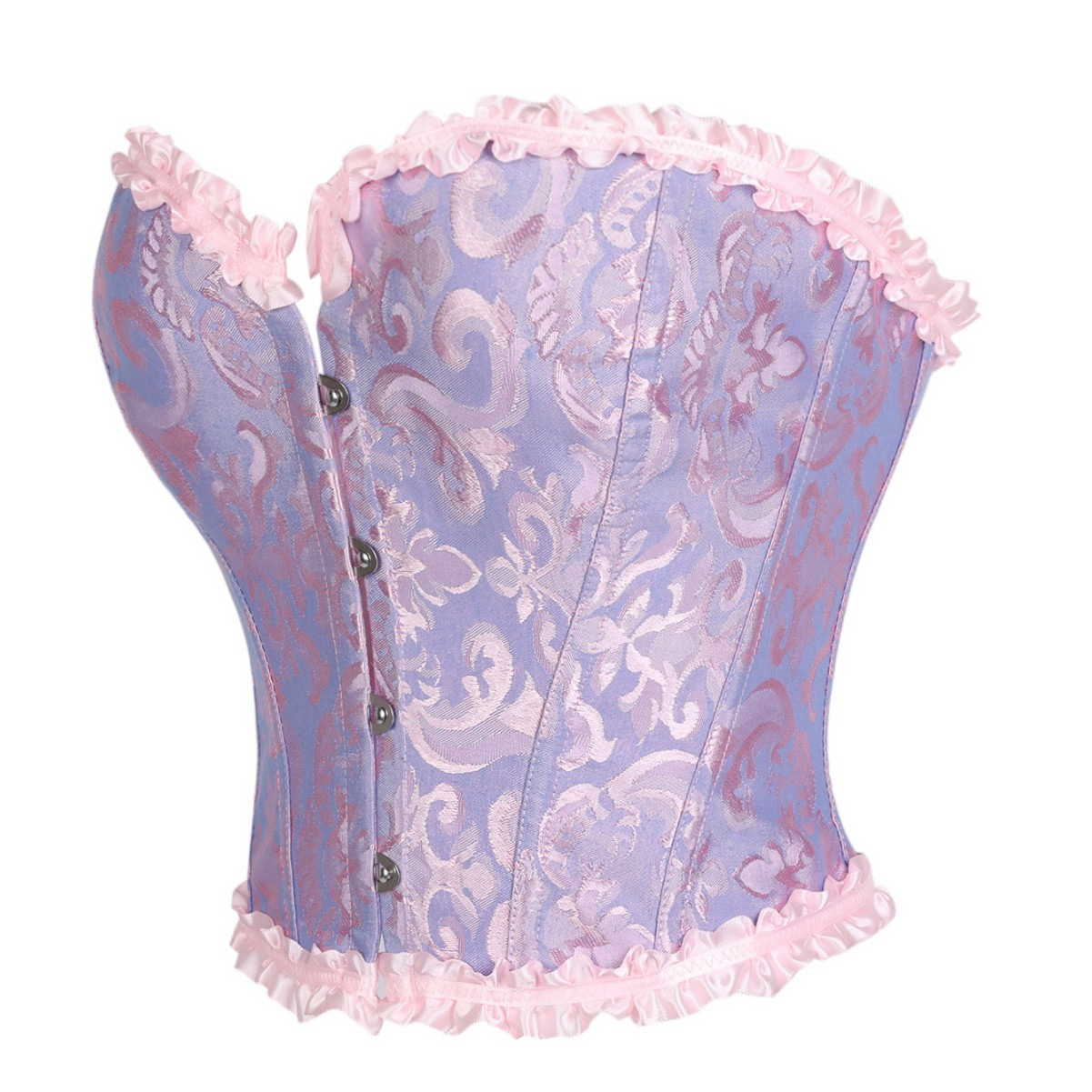 Lago corto azul encaje delantero botón de peito hueso de pez camisa de mujer Amazon AliExpress suministro de comercio electrónico transfronterizo