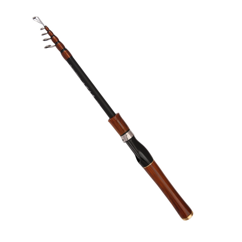 Nuestro producto de expansión de carbono de 45 cm Luoya varilla ML ajuste 1.5 - 2.4m boca de caballo artilugio de pesca negro