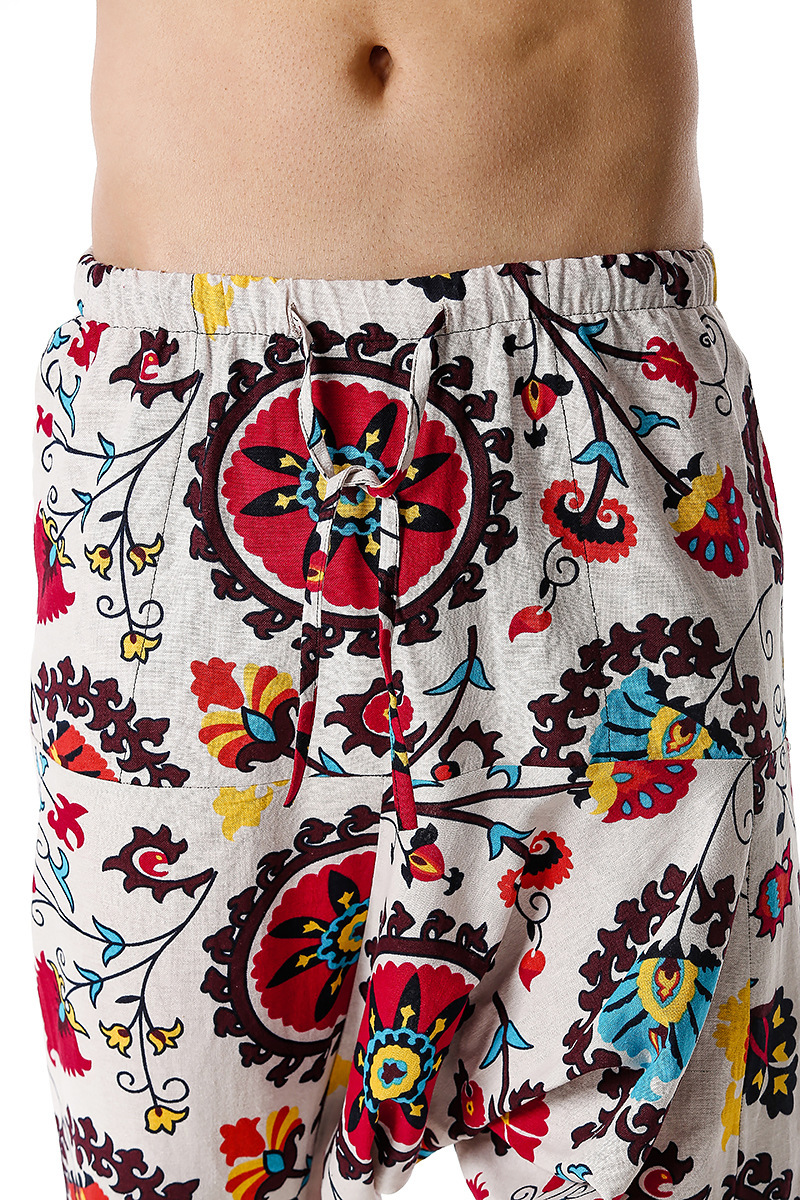 men's and women's foreign trade Harun yoga pants loose bohemian pants hanging pants moth pants 5