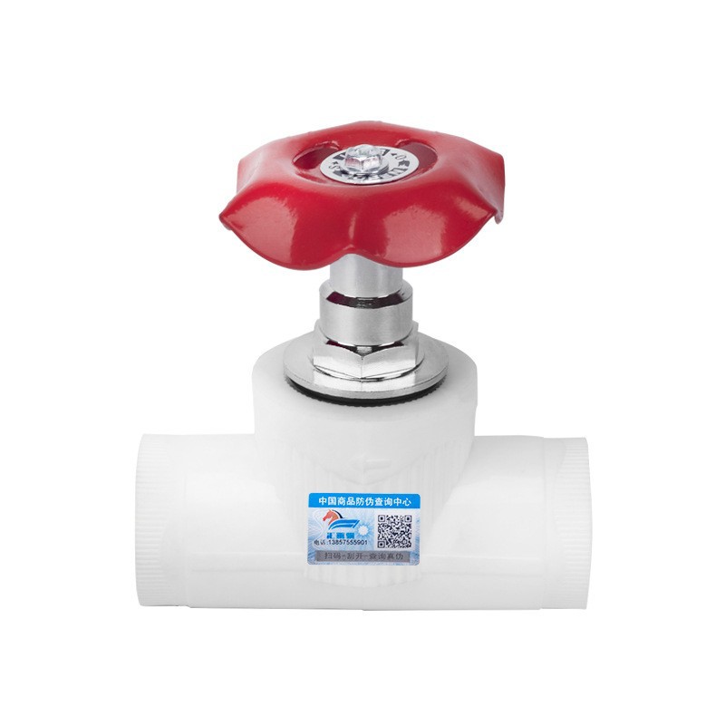 Accesorios de tubería de agua PPR válvula de parada colección completa accesorios de tubería de fusión en caliente válvula de cierre de elevación válvula de compuerta de cierre de agua