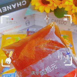 Old-Fashioned Ice Bag Drinks, Childhood Nostalgia, Multi-Flavor Nostalgic Snacks, School Gate Fruity Drinks, Cola, Sugar, Orange Flavor