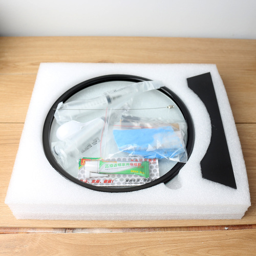 Creative round 3 DIY glass quicksand painting material package landscape hourglass ornaments decorative painting experience event gifts