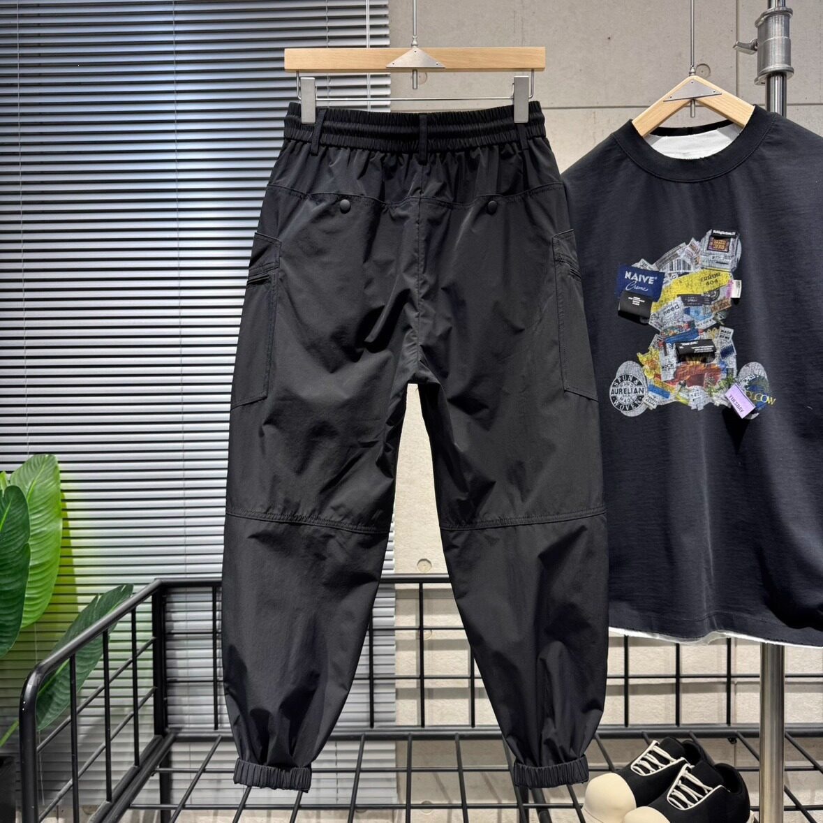 Men's Casual Zippered Multi Pocket Pants Trendy Versatile Drawstring Cuff Style Cool Stylish Quick Drying Cargo Outdoor_viptrois.com