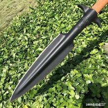 红缨头矛头户外祖鲁矛矛锻打霸王扎头矛锰钢头长矛