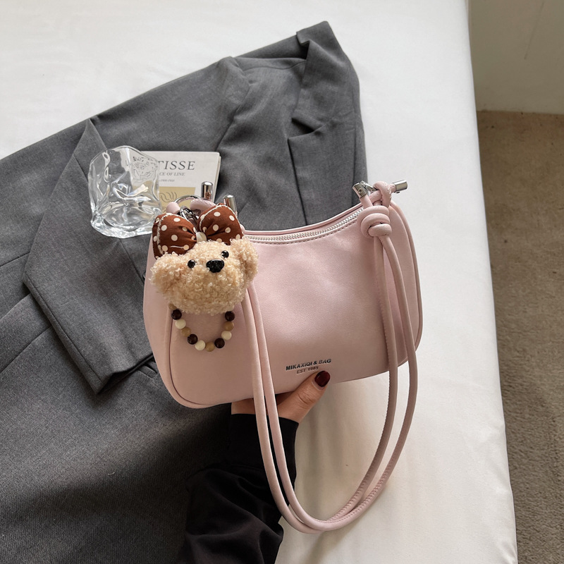 Bolsa de brazo de moda retro para mujeres 2026 primavera nueva simple diaria bolsa de bolsas de bolsillo de alto valor coreano hombro único