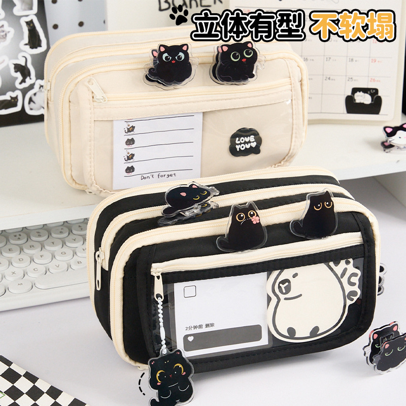 Double-sided transparent capacious universal storage system