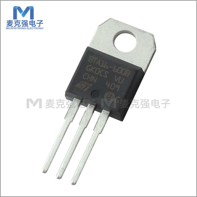 ST原装直插双向可控硅BTA16-600B TO-220全新晶闸管16A/600V