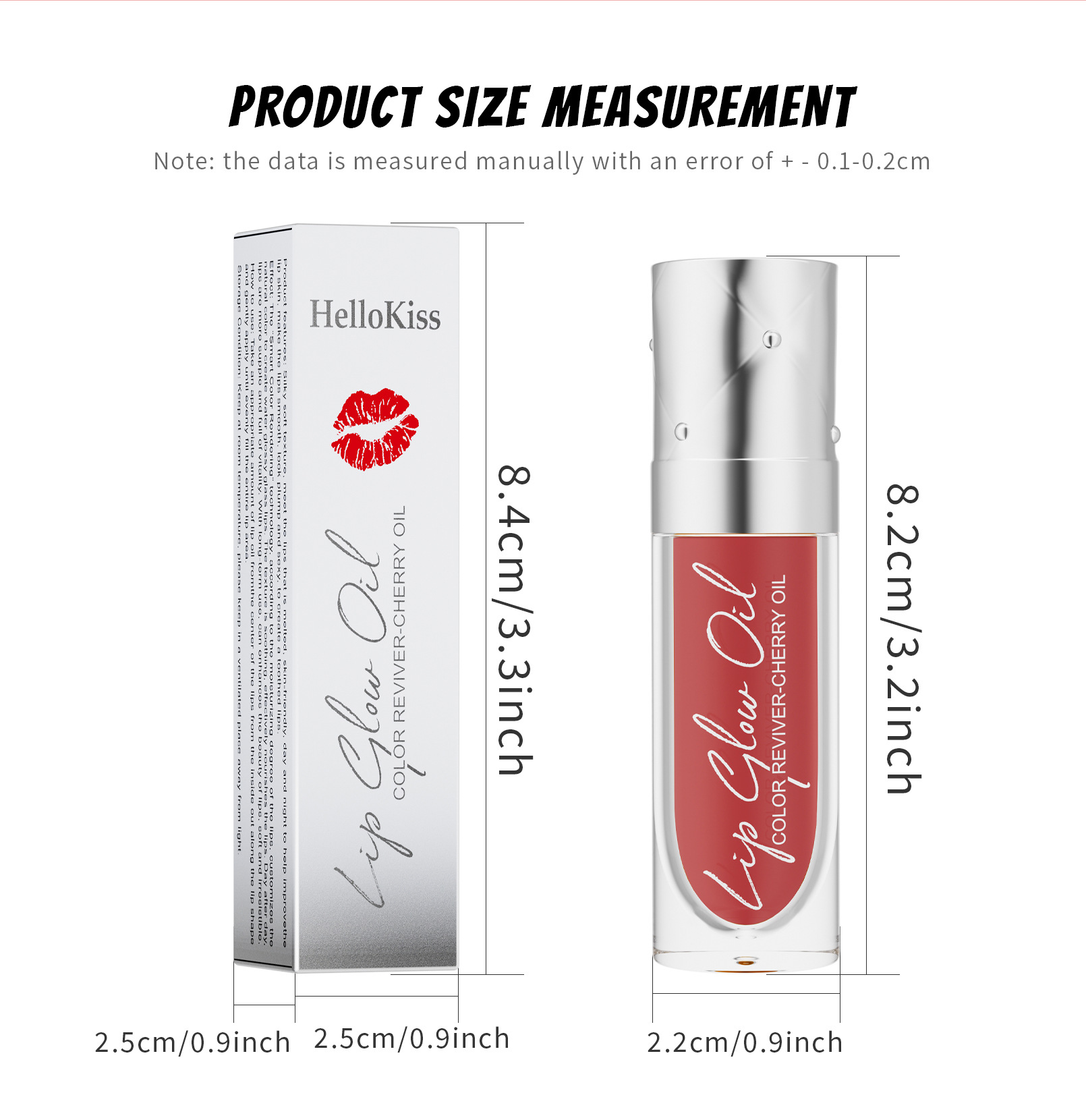 Hellokiss Lip oil Moisturizing and Nourishing Transparent Lip Care Oil Lip Gloss Gold Lip glow oil undefined
