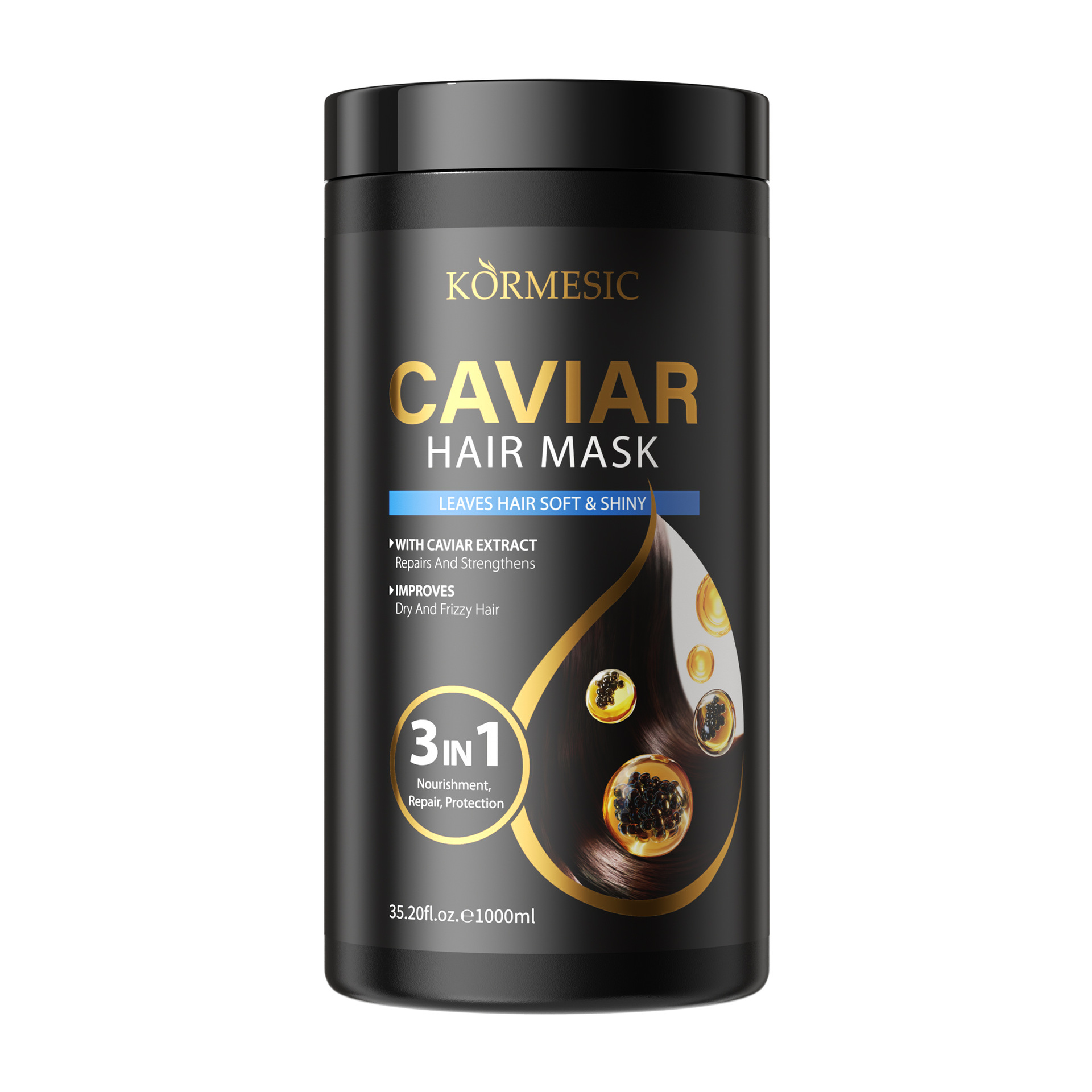 KORMESIC Inglés completo máscara de caviar para el cabello nutrición de membrana para el cabello fabricantes transfronterizos comercio exterior mayorista