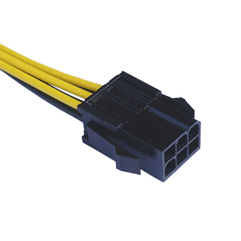 Кабель питания видеокарты 6P -> 8P, переход с 6P на 6+2P, удлинитель 6-pin на 8-pin