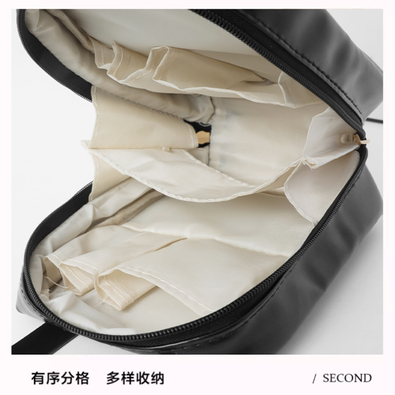 OEM OEM OEM fábrica de maquillaje de conchas personalizadas alta capacidad portátil bolsa de cuidado de la piel LOGO personalizado