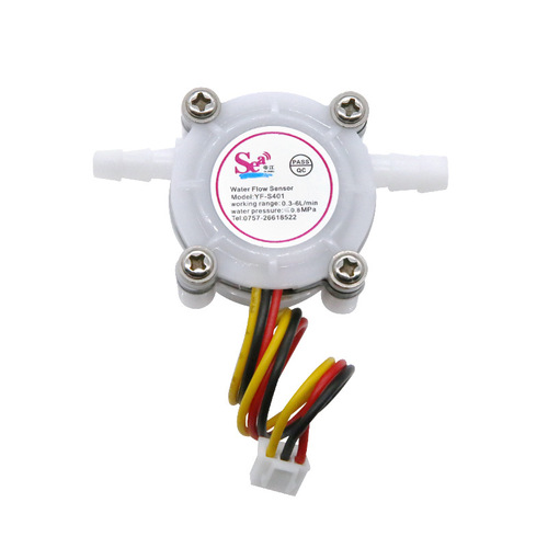 Flow meter water dispenser water flow meter sensor outer diameter 7MM quick connector Hall sensor S401 manufacturer