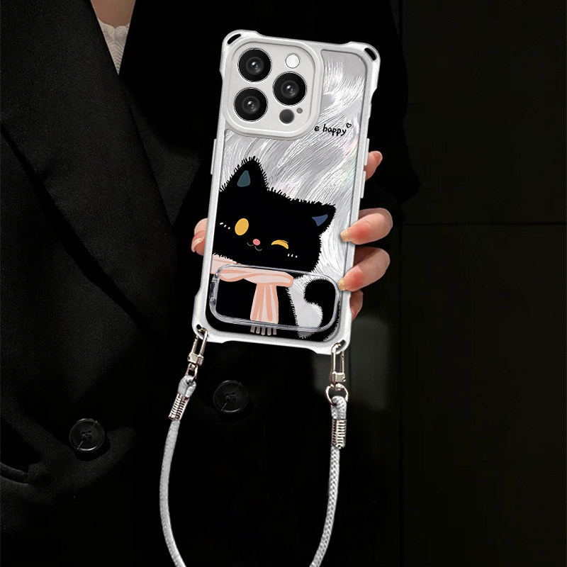 Black Cat Series of Cases Are Suitable for Apple 17 Pro, Honor, Vivo, Huawei, Oppo, and Xiaomi Phones Black Cat Series of Cases Are Suitable for Apple 17 Pro, Honor, Vivo, Huawei, Oppo, and Xiaomi Phones