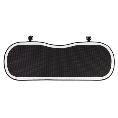 Pillow Cute Black and White: Headrest - ice-silk-white-edge-rear-row