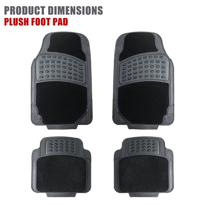 New Cross-Border Car Universal Tpe Floor Universal Foot Pad - blanket-style-foot-pads