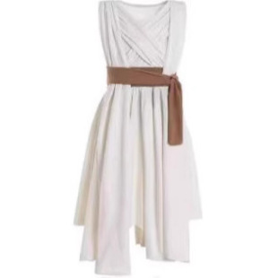 Halloween-Star Wars Cosplay Jedi Knight_Rey Cosplay Costume Two-Dimensional Clothing for Kidsren