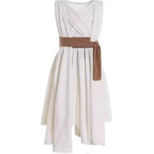 Костюм для косплея на Хэллоуин — Звездные войны, костюм рыцаря-джедая Рей, двухмерная одежда для детей