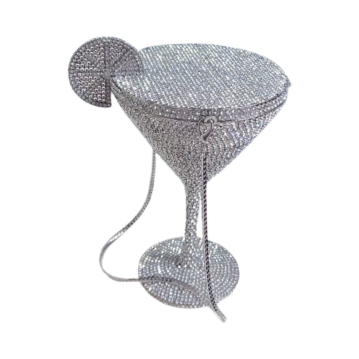 Bag de piedra Martini nuevo cóctel taza de pie alto diamante bolso de banquete bolso de mujer