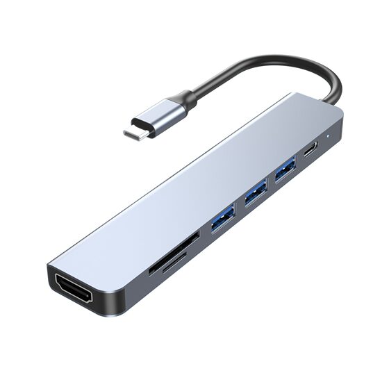 Type c to hdmi screen display one drag seven pd expansion dock mobile phone laptop all-in-one hub