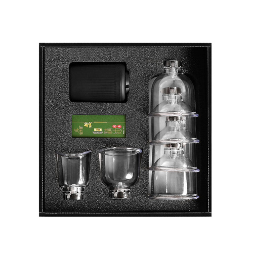 Electric Gua Sha Instrument for Meridian Dredging, Respiration Heating, Cupping, and Massage - Home Use, Full-Body Suitable Meridian Brush