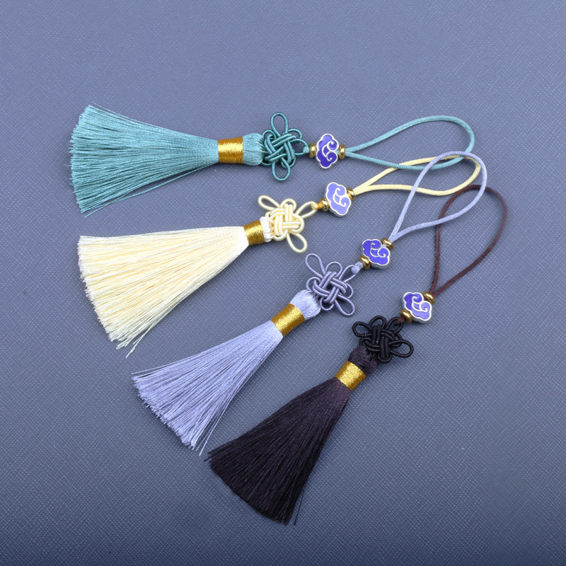 Handmade Chinese Knot Tassel & Pompom USB Drive, Bookmark, Hairpin, Comb, and Pendant Accessories—Factory Wholesale Available for Small Orders