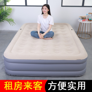 Inflatable Single Bed 88% off Layer Inflatable Mattress Nap Simple Student Air Bed Home Floor Mat Double 1.5