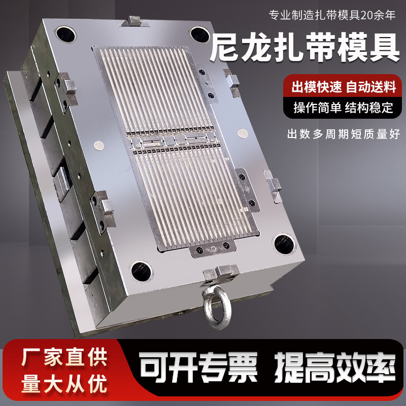 厂家专业尼龙扎带模具自锁式塑料扎带加工可定尼龙扎线模具规格全