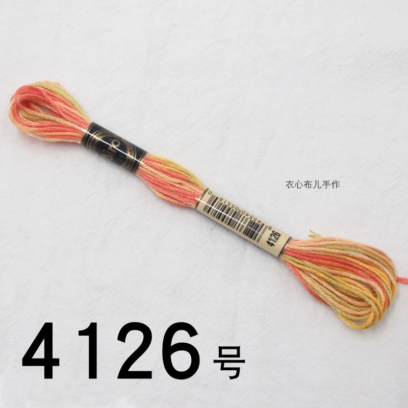 ♤Опционально 78-цветной сегмент dyed нитки для вышивки градиентная двухцветная нить для вышивки крестом ручной работы