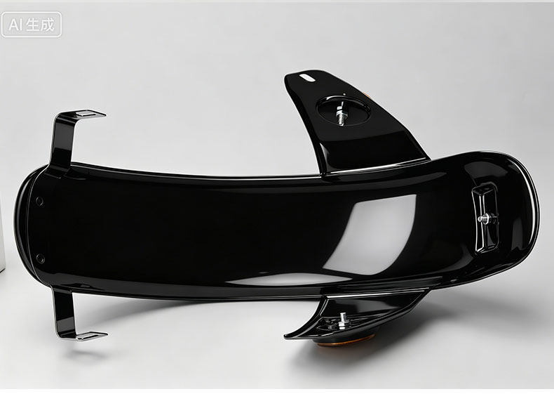 New National Standard Electric Bicycle Mudguard with Reflective Iron Material, National Standard Bike Mudguard, Thickened and Durable Rear Mudguard