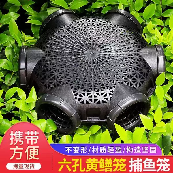 Six-hole Eel Cage Fish Cage Sink Bottom Yellow Eel Cage Loach Cage Eight-hole Fish Cage Lobster Cage Eel Artifact