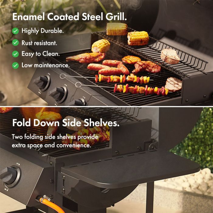 Cocina exterior americana horno de cocina carbón 4 cabezas de horno BBQ horno de barbacoa al por mayor horno de barbacoa al por mayor