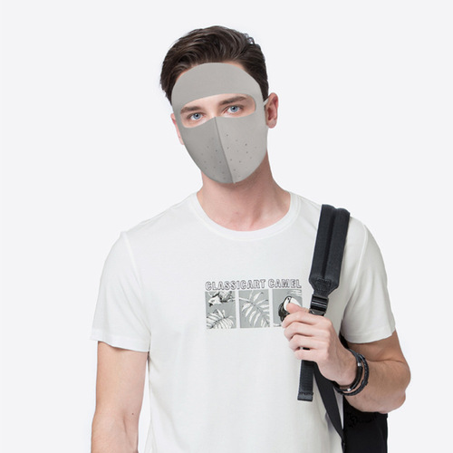 Breathable full face protective mask for autumn and winter outdoor sports cycling breathing ice silk sun protection windproof cold protection and warmth