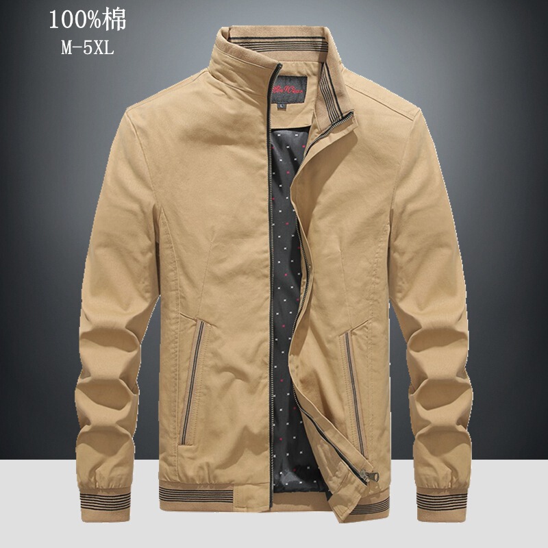 Casual Jacket Men's 2021 Autumn and Winter Japanese Tooling Fashion Classic Middle-aged Men's Pure Cotton Solid Color Collar Jacket Casual Jacket Men's 2021 Autumn and Winter Japanese Tooling Fashion Classic Middle-aged Men's Pure Cotton Solid Color Collar Jacket
