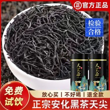 2025陈年原料湖南安化黑茶天尖茶浓香型黑茶叶礼盒装散装直泡黑茶