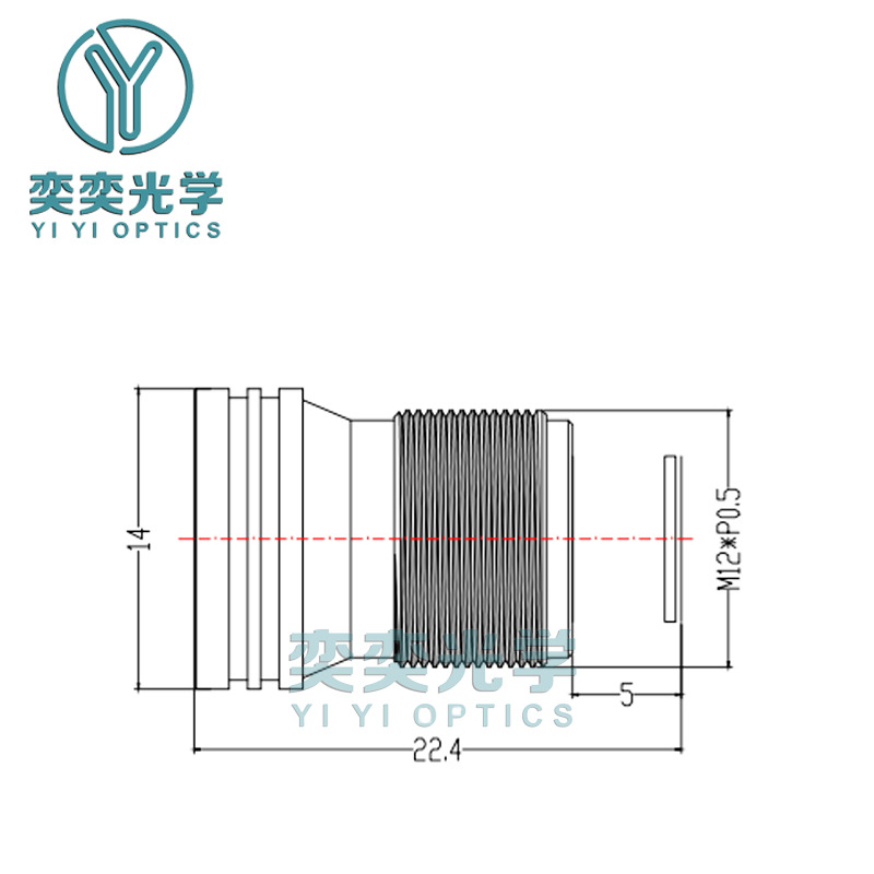 8MM 3 백만 픽셀 1/2.7 인치 M12 인터페이스 작은 렌즈 보안 감시 USB 카메라 렌즈
