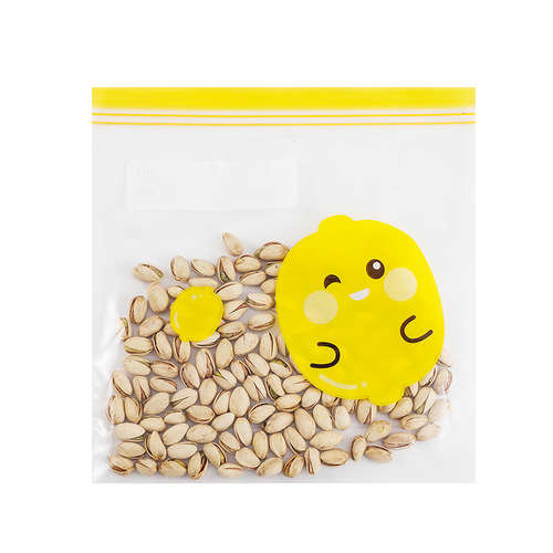 Food grade fresh-keeping bag household color widened bottom sealed bag vegetable and fruit supplement bag frozen fresh-keeping bag