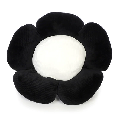 seat pillow comfortable pillow – Headrest - flowers-black-waist