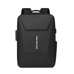 クロスボーダー新型ハードシェルバッグカジュアル軽量ビジネスリュック男性潮クールバックパック15.6インチ盗難防止パソコンバッグ男性